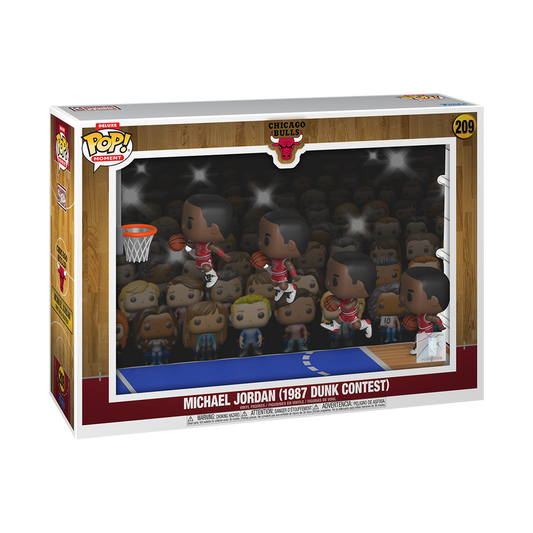 Funko Pop! Sports: NBA - Deluxe Moment Michael Jordan (1987 Dunk Contest) #209 *PREORDER*