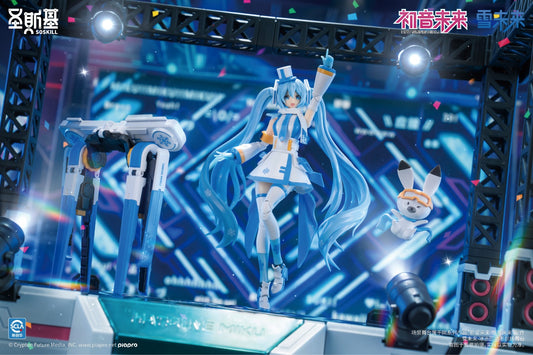 Eastern Model SHENGGE SOSKILL X Hatsune Miku - Snow Miku Plastic Model Kit