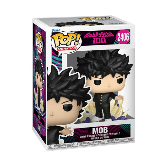 Funko Pop! Anime: Mob Psycho 100 - Mob / Arataka Reigen / Mob [GITD] / Dimple [GITD] *PREORDER*