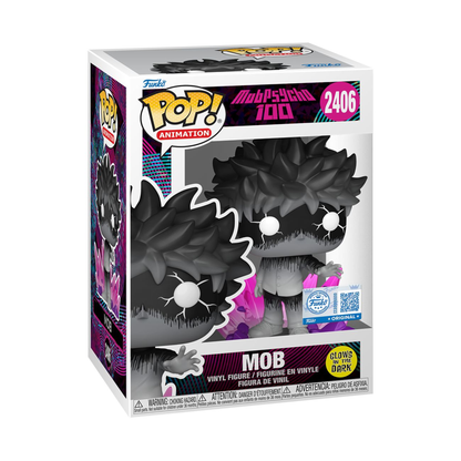 Funko Pop! Anime: Mob Psycho 100 - Mob / Arataka Reigen / Mob [GITD] / Dimple [GITD] *PREORDER*