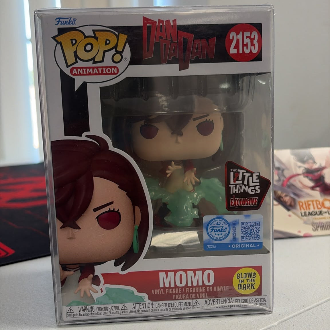 Funko Pop! Anime: Dandadan - Momo #2153 [The Little Things Exclusive - Glow-In-The-Dark (GITD)]