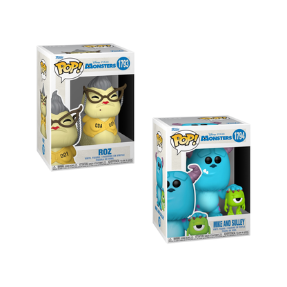 Funko Pop! Disney: Monsters Inc. - Roz / Mike And Sulley *PREORDER*
