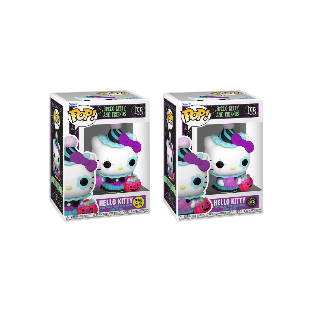 Funko Pop! Hello Kitty and Friends - Hello Kitty (GITD) #155 (COMMON & CHASE) / Cinnamoroll (GITD) #156 / Keroppi (GITD) #157 *PREORDER*