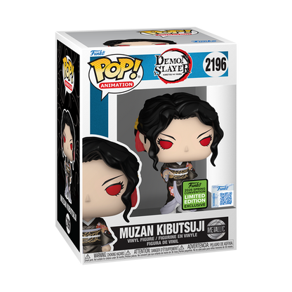 Funko Pop! Anime: Demon Slayer - Muzan Kibutsuji (Metallic) #2196 [2026 SHARED Spring Convention Exclusive]
