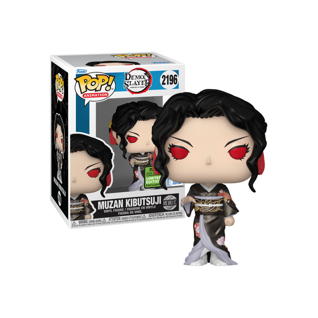 Funko Pop! Anime: Demon Slayer - Muzan Kibutsuji (Metallic) #2196 [2026 SHARED Spring Convention Exclusive]