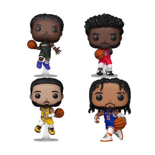 Funko Pop! Sports: NBA - Anthony Edwards / Joel Embiid / Tyrese Haliburton / Jalen Brunson *PREORDER*