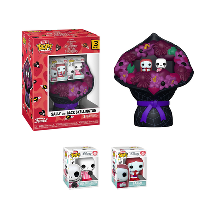 Funko Pop! Bitty Pop: Valentines Bouquet - Spider-Man / Nightmare Before Christmas / Sanrio