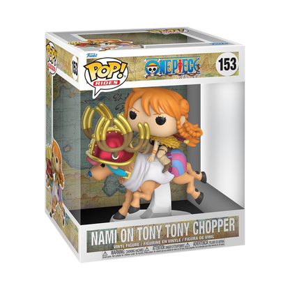 Funko Pop! Anime: One Piece - Sanji #2566 / Usopp #2567 / Zoro #2568 / Luffy #2569 / Nami On Tony Tony Chopper #153 *PREORDER*