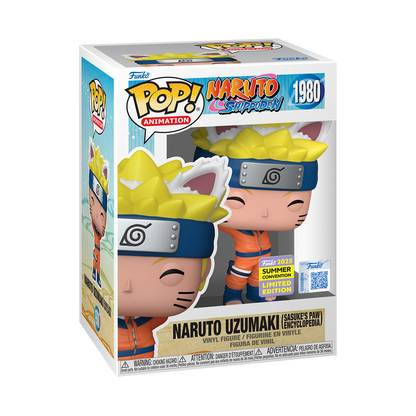 Funko Pop! Anime: Naruto - Naruto's Paw Encyclopedia #1980 [2025 SDCC Summer Convention Exclusive] *PREORDER*