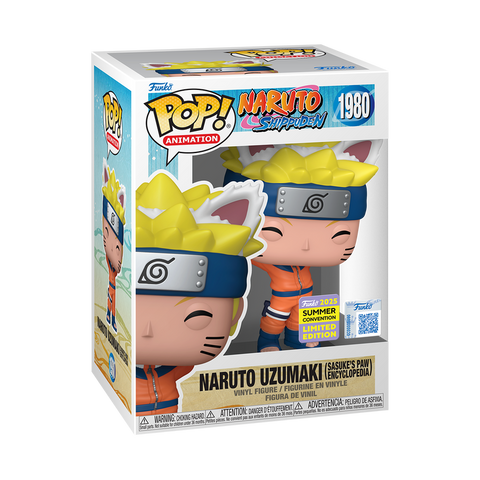 Funko Pop! Anime: Naruto - Naruto's Paw Encyclopedia #1980 [2025 SDCC Summer Convention Exclusive] *PREORDER*