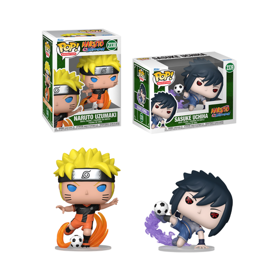 Funko Pop! Anime: Naruto (Soccer) - Naruto Uzumaki / Sasuke Uchiha *PREORDER*