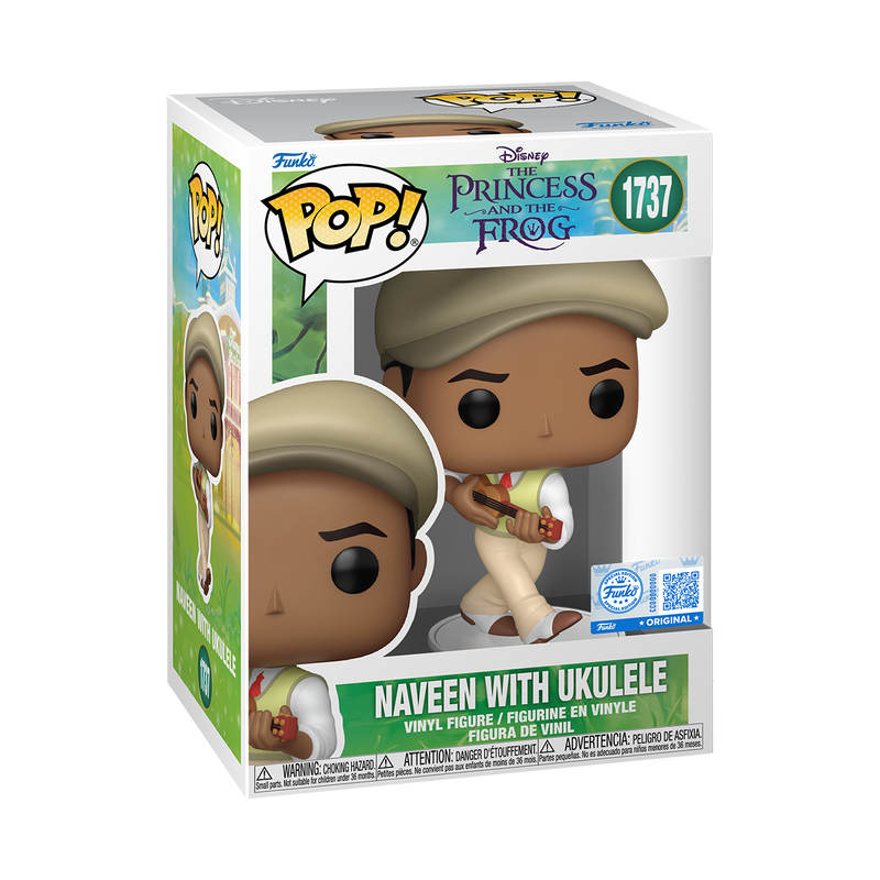 Funko Pop! Disney: Princess And The Frog - Naveen with Ukulele #1737 [Funko Special Edition] *PREORDER*