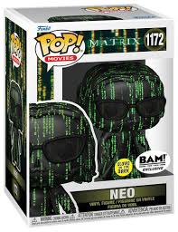 Funko Pop! Movies: Matrix Resurrections - Neo (Coded) #1172 [BAM! Exclusive - GITD]