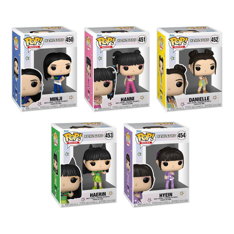 Funko Pop! Rocks: NewJeans - Minji / Hanni / Danielle / Haerin / Hyein