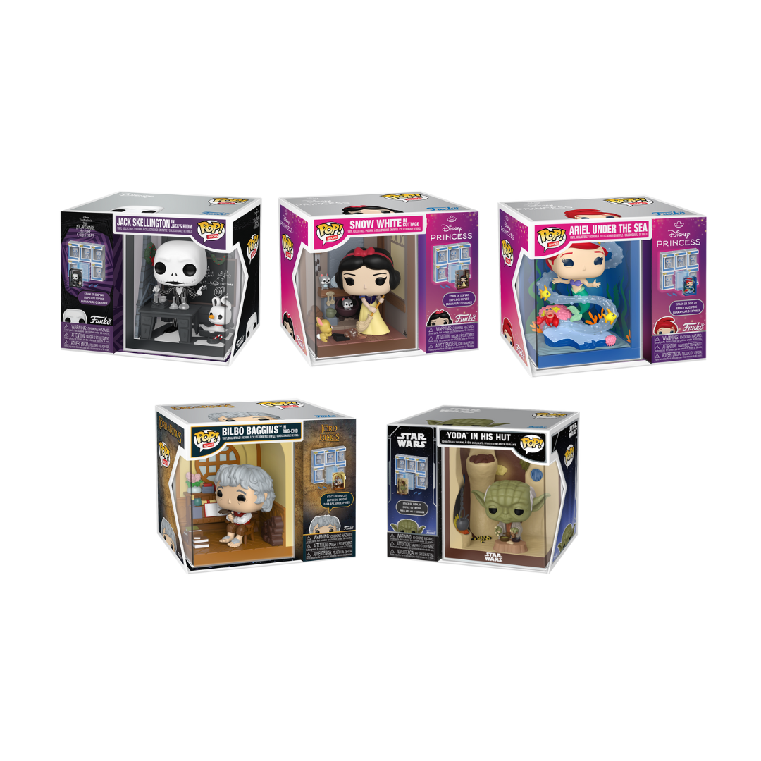 Funko Pop! Funko: Nooks - Jack Skellington / Snow White / Ariel / Bilbo Baggins / Yoda *PREORDER*