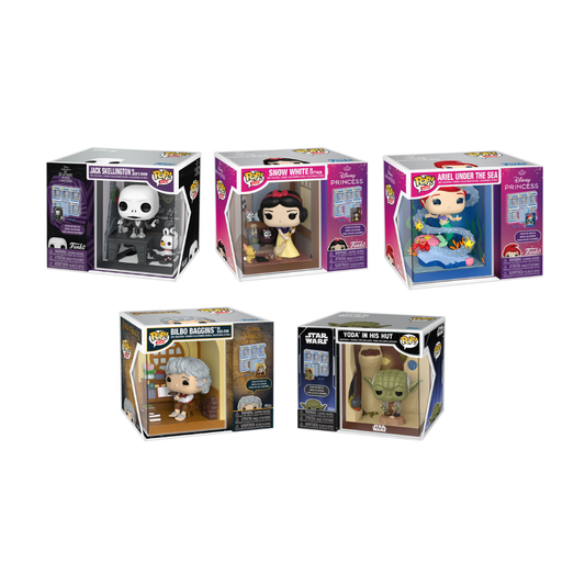 Funko Pop! Funko: Nooks - Jack Skellington / Snow White / Ariel / Bilbo Baggins / Yoda *PREORDER*