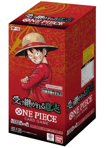 One Piece TCG - OP-13 Carrying On His Will Japanese Booster Box