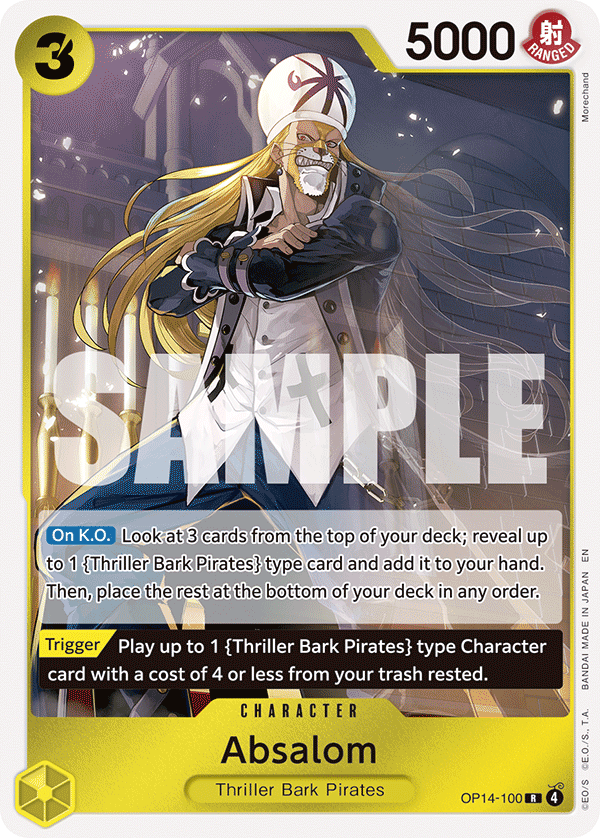 One Piece TCG - Absalom OP14-100
