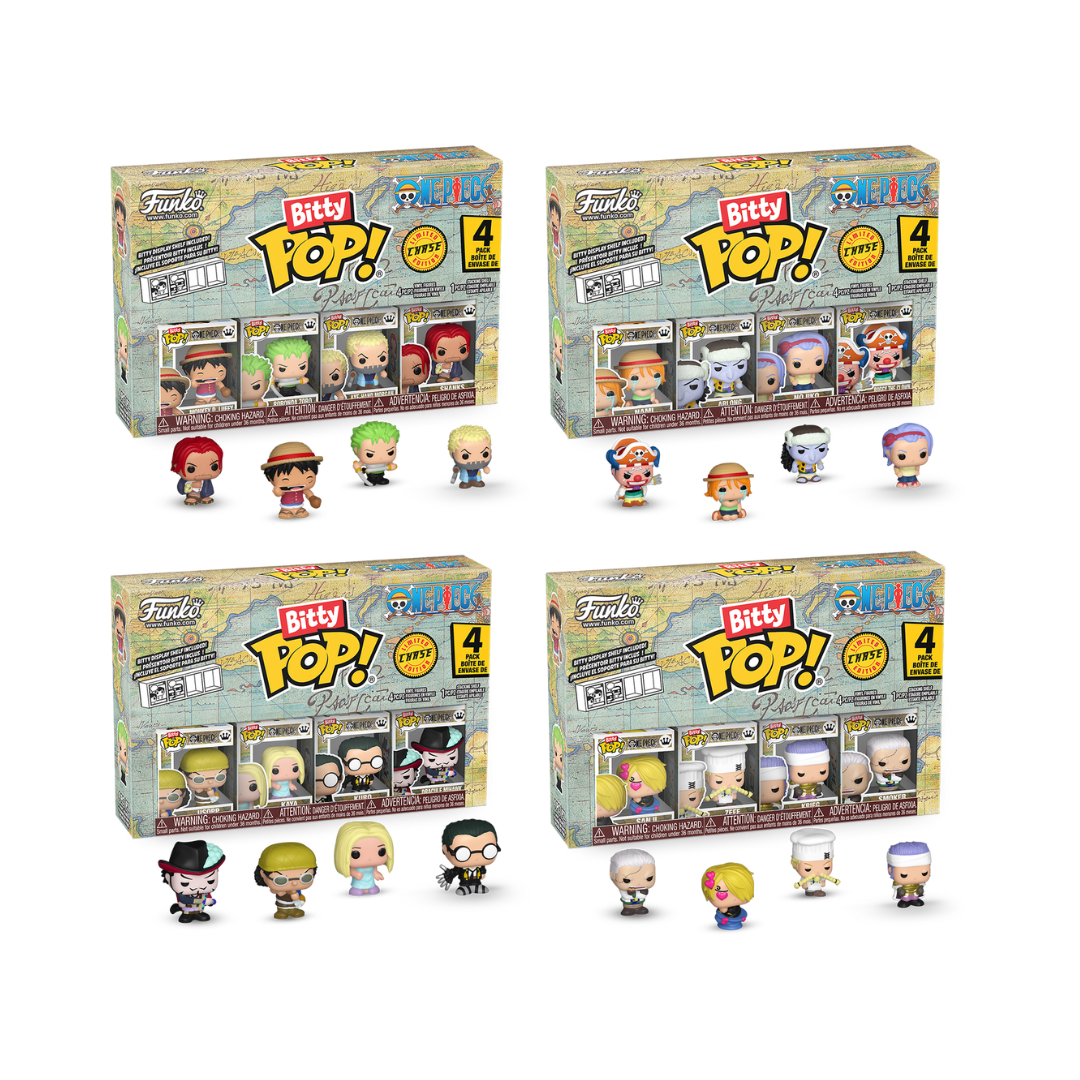 Funko Pop! Anime: One Piece - Bitty Pop! 4pc Pack