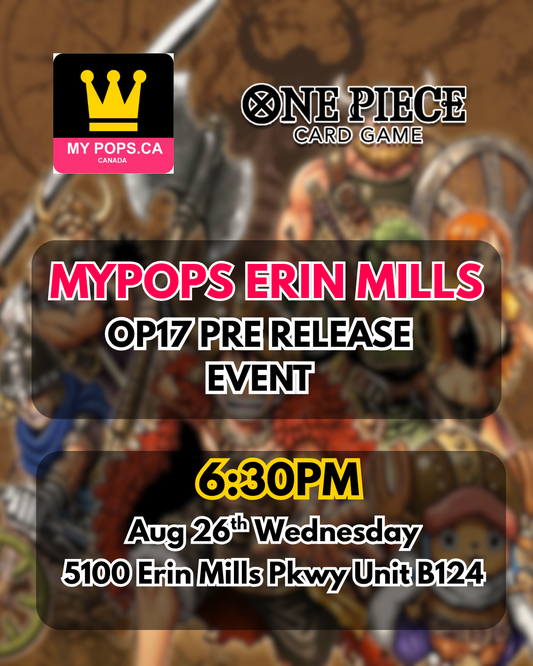 One Piece TCG - The World's Strongest Warriors OP17 Release Event - Erin Mills - Aug 26 @ 6:30pm