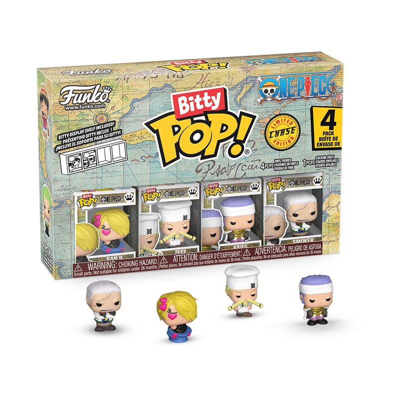 Funko Pop! Anime: One Piece - Bitty Pop! 4pc Pack
