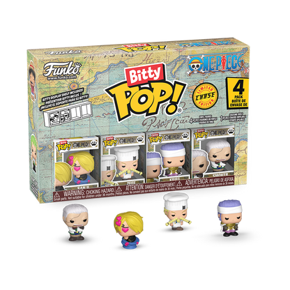 Funko Pop! Anime: One Piece - Bitty Pop! 4pc Pack
