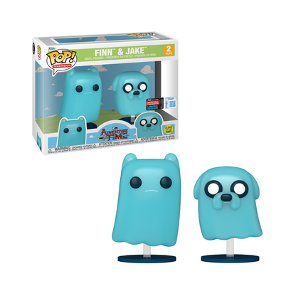 Funko Pop! Television: Adventure Time - Finn & Jake (2-Pack) [NYCC EXCLUSIVE] *PREORDER*