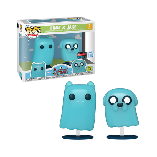 Funko Pop! Television: Adventure Time - Finn & Jake (2-Pack) [NYCC EXCLUSIVE] *PREORDER*
