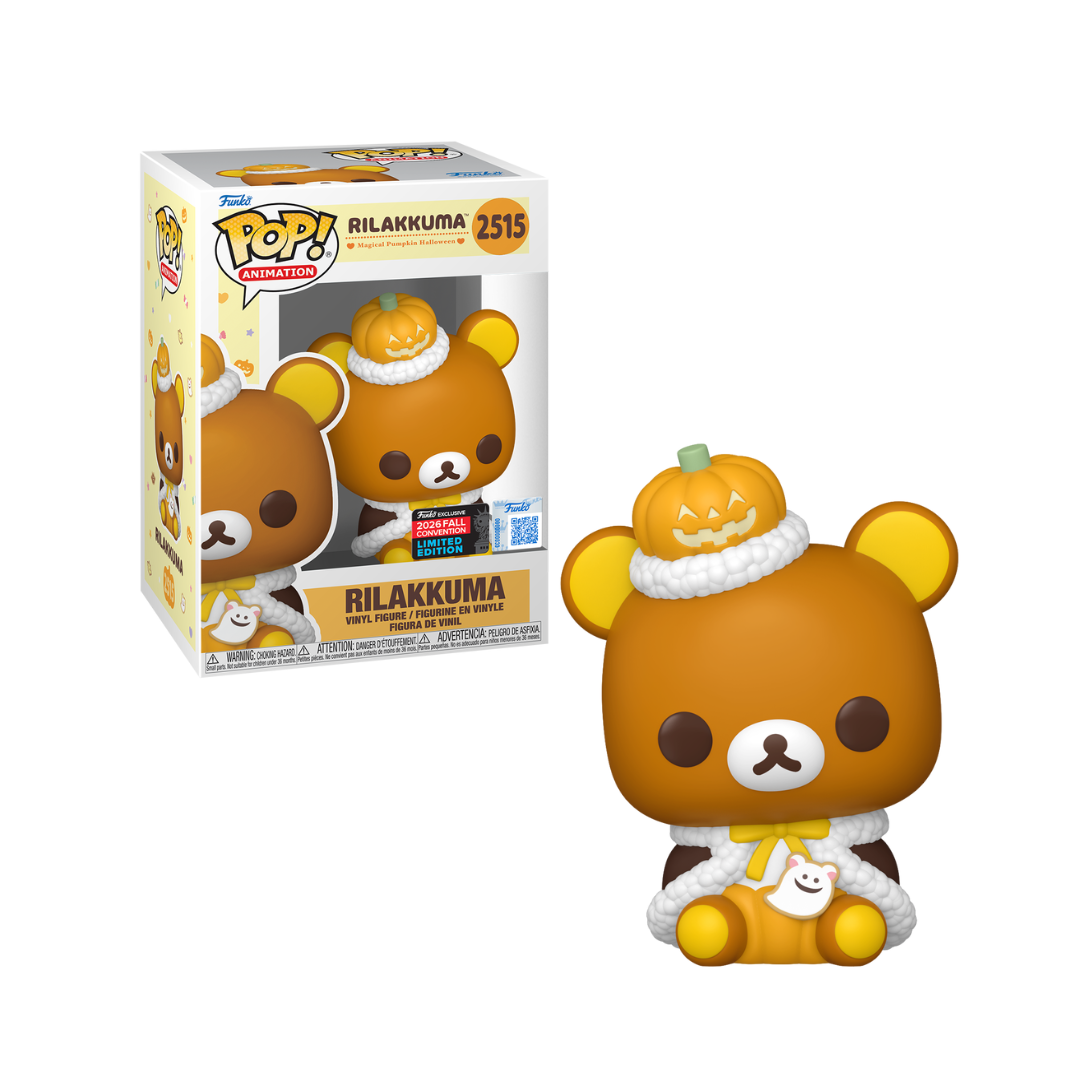 Funko Pop! Animation: Rilakkuma - Rilakkuma (Pumpkin) #2515 [NYCC EXCLUSIVE] *PREORDER*