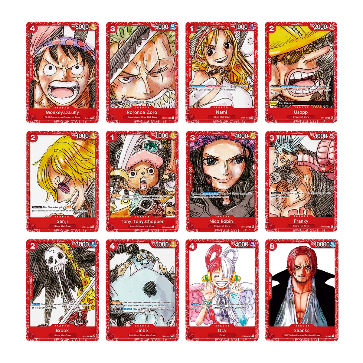 BANDAI ONE PIECE CARD GAME - PREMIUM CARD COLLECTION BINDER - FILM RED
