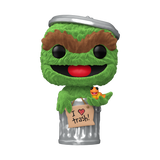 Funko Pop! Television: Sesame Street - Oscar The Grouch (Flocked) #1793 [Funko Special Edition]