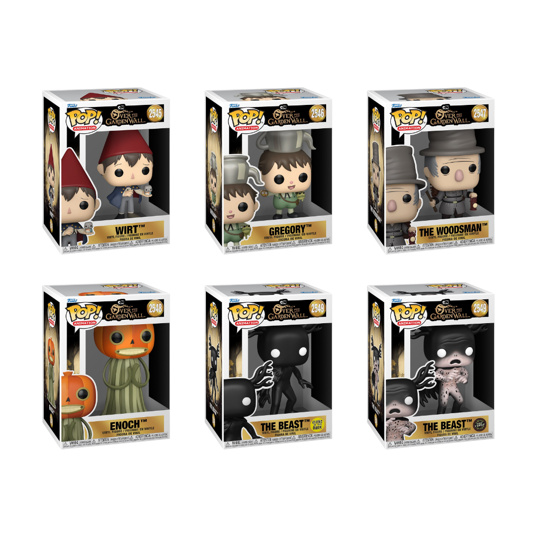 Funko Pop! Animation: Over The Garden Wall - Wirt / Gregory / The Woodsman / Enoch / The Beast *PREORDER*