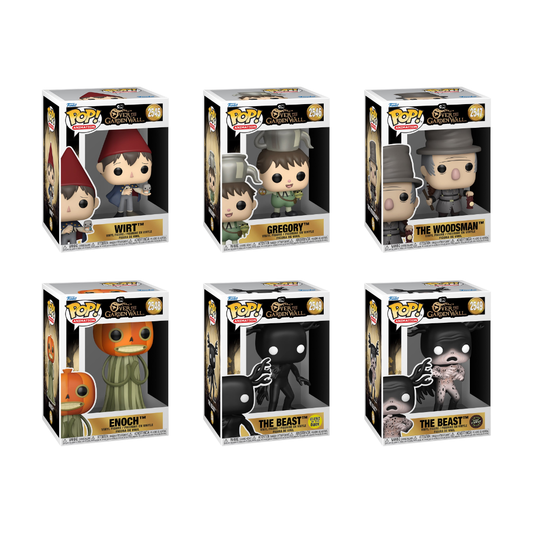 Funko Pop! Animation: Over The Garden Wall - Wirt / Gregory / The Woodsman / Enoch / The Beast *PREORDER*