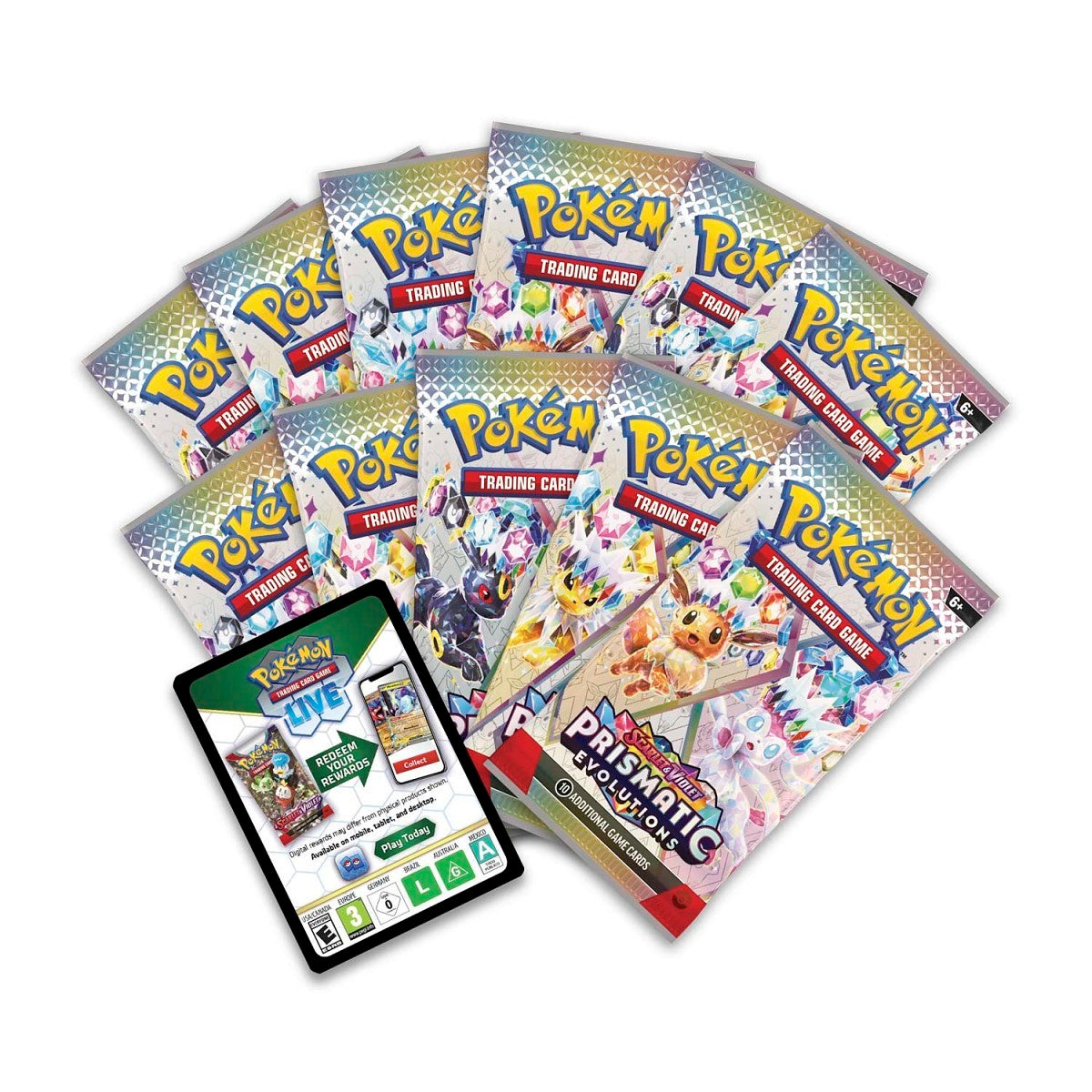 Pokemon TCG: Scarlet & Violet - Prismatic Evolutions Elite Trainer Box (ETB) [Pokemon Center Exclusive]