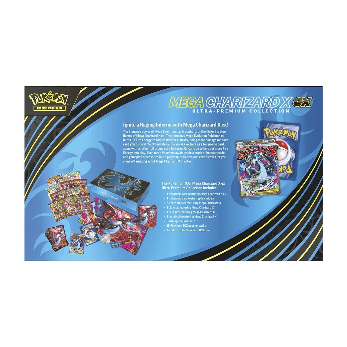 Pokemon TCG: Mega Charizard X ex Ultra Premium Collection (UPC