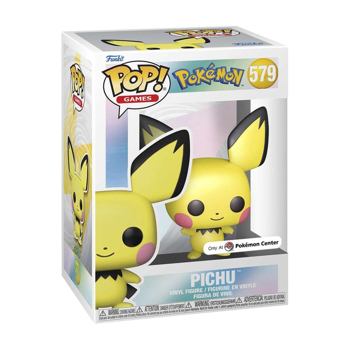 Funko Pop! Games: Pokemon - Pichu (Pearlescent) #579 [Pokemon Center Exclusive]