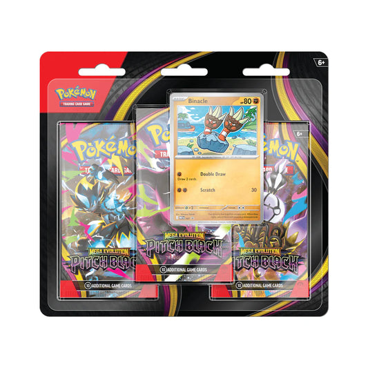 Pokemon TCG: Mega Evolution - Pitch Black 3pc Blister Pack *PREORDER*