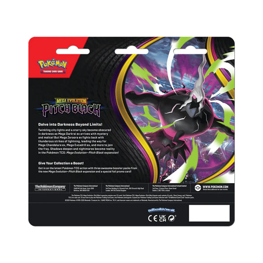 Pokemon TCG: Mega Evolution - Pitch Black 3pc Blister Pack *PREORDER*