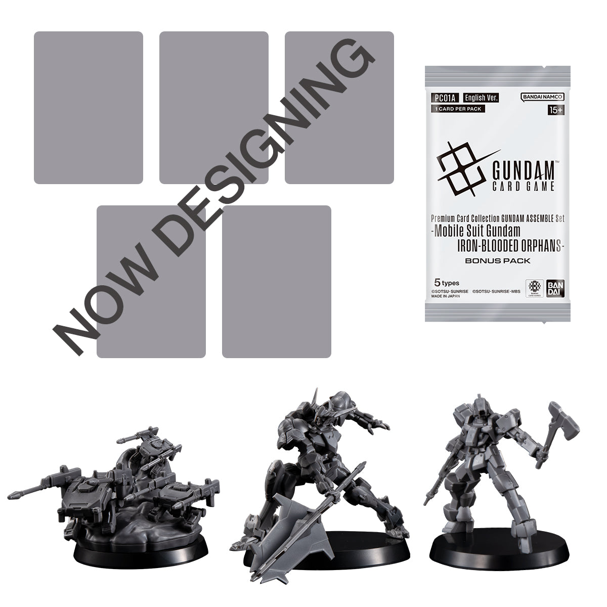 Gundam CG - Premium Card Collection Mobile Suit Gundam Iron Blooded Orphans Assemble Set [PC01A] PC-01A