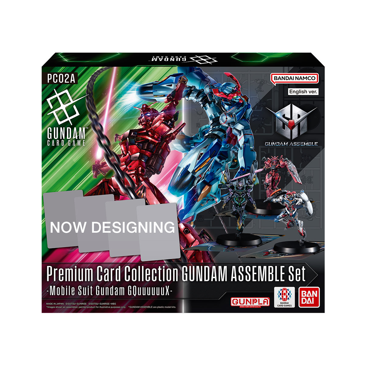 Gundam CG - Premium Card Collection Mobile Suit Gundam GQuuuuuux Assemble Set [PC02A] PC-02A