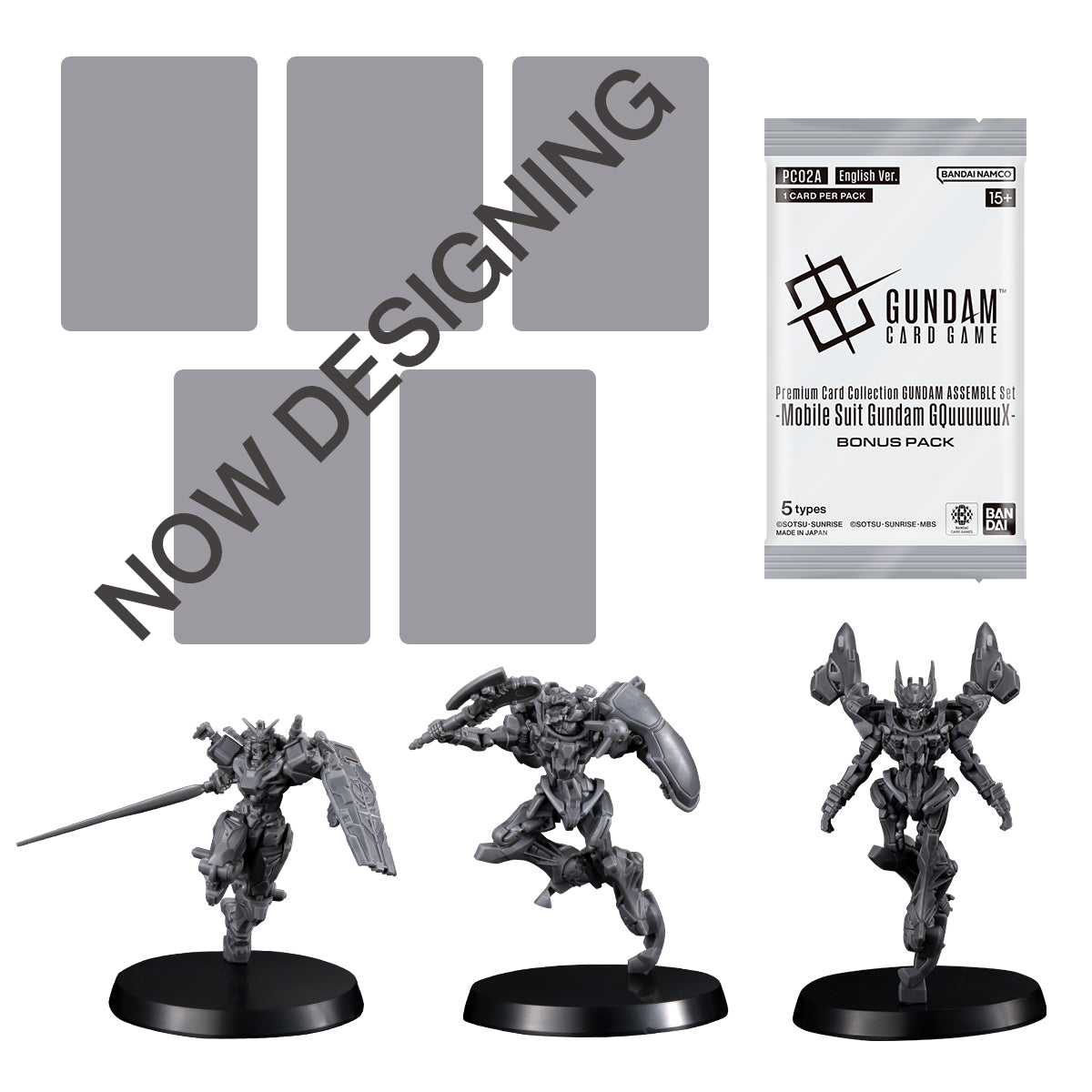Gundam CG - Premium Card Collection Mobile Suit Gundam GQuuuuuux Assemble Set [PC02A] PC-02A