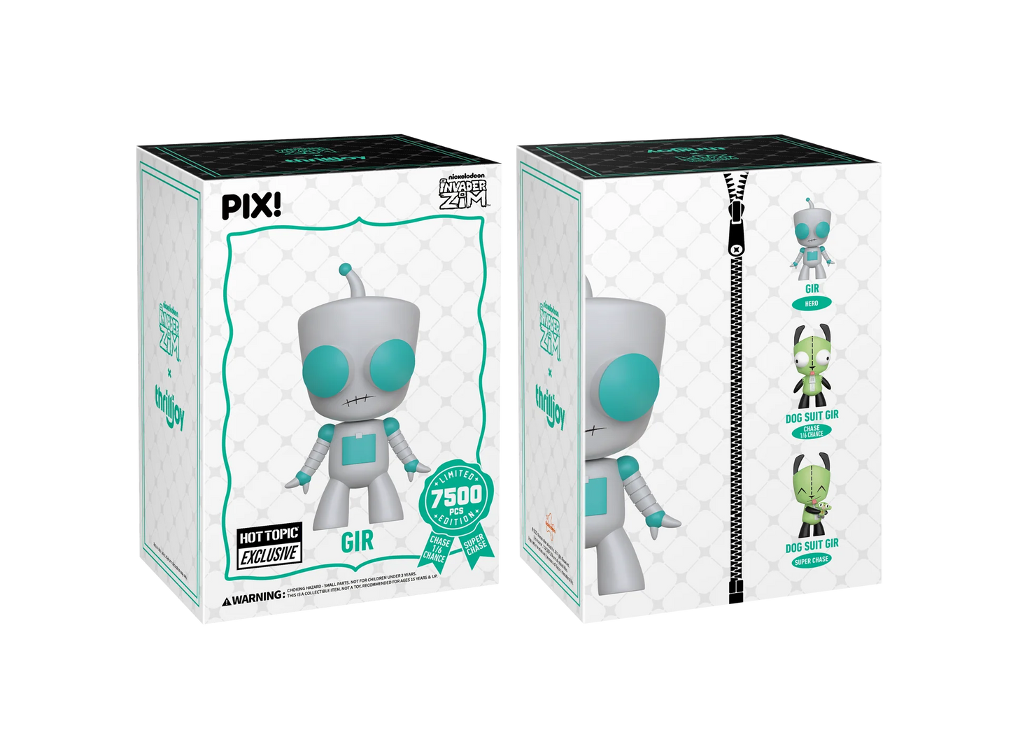 Thrilljoy: PIX! - INVADER ZIM Gir *PREORDER*