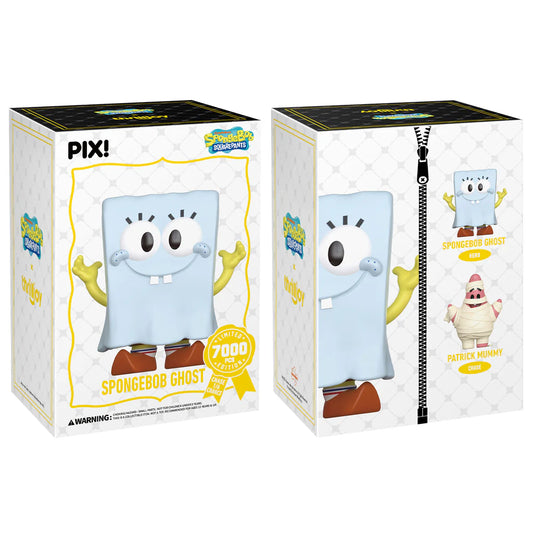 Thrilljoy: PIX! - ANIMATION SPONGEBOB SQUAREPANTS Spongebob Ghost *PREORDER*