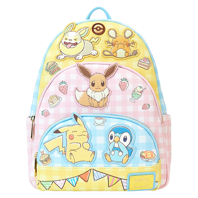 Loungefly - Pokemon Cafe Triple Pocket Mini Backpack