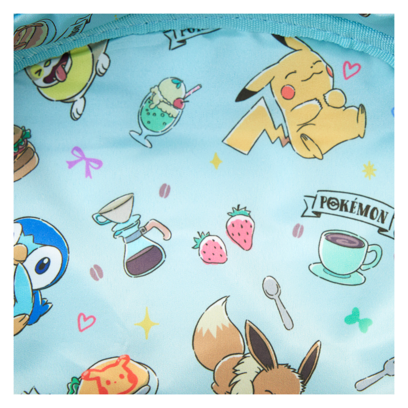 Loungefly - Pokemon Cafe Triple Pocket Mini Backpack