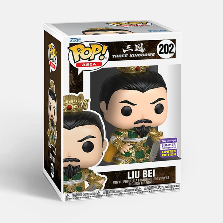 Funko Pop! Asia Liu Bei #202- Three Kingdoms - SDCC Shared Sticker