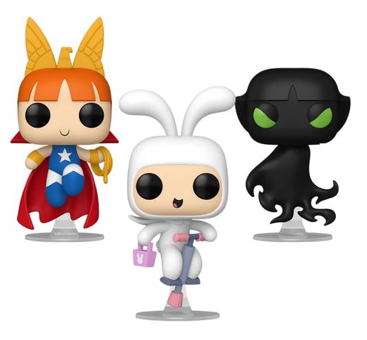 Funko Pop! Television: Powerpuff Girls - Liberty Belle / Harmony Bunny / Mange 3pk [2025 New York Comic Con NYCC Official Convention Exclusive] *PREORDER*