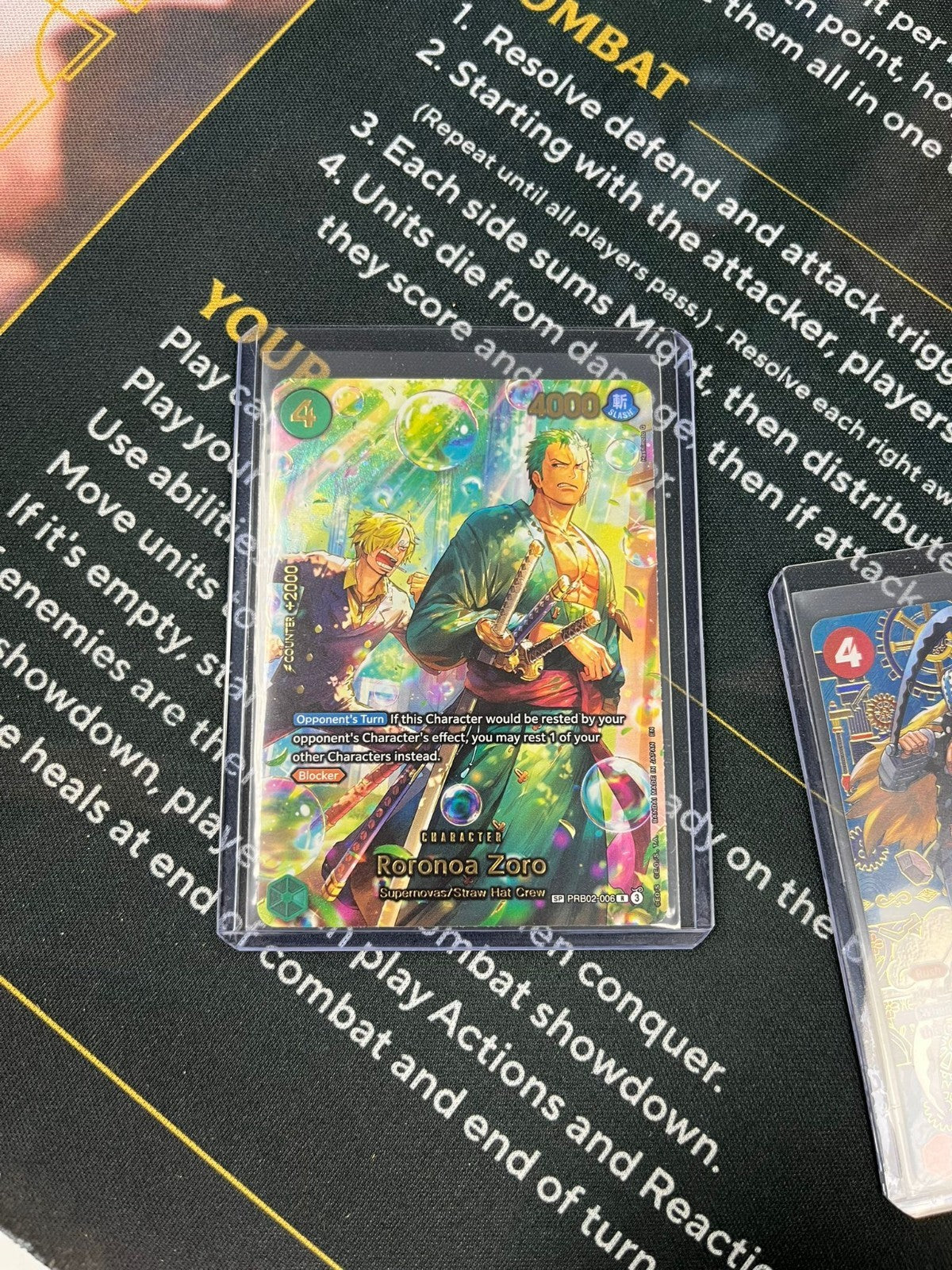One Piece TCG - OP14 (SP) Roronoa Zoro PRB02-006 The Azure Seven