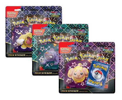 Pokemon TCG: Scarlet & Violet - Paldean Fates Tech Sticker Collection (Fidough / Greavard / Maschiff)
