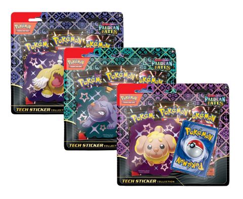 Pokemon TCG: Scarlet & Violet - Paldean Fates Tech Sticker Collection (Fidough / Greavard / Maschiff)